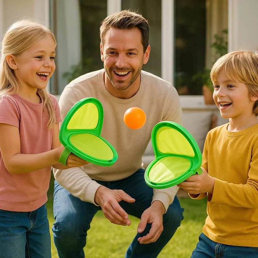 Leuk vangspel met een springend balletje