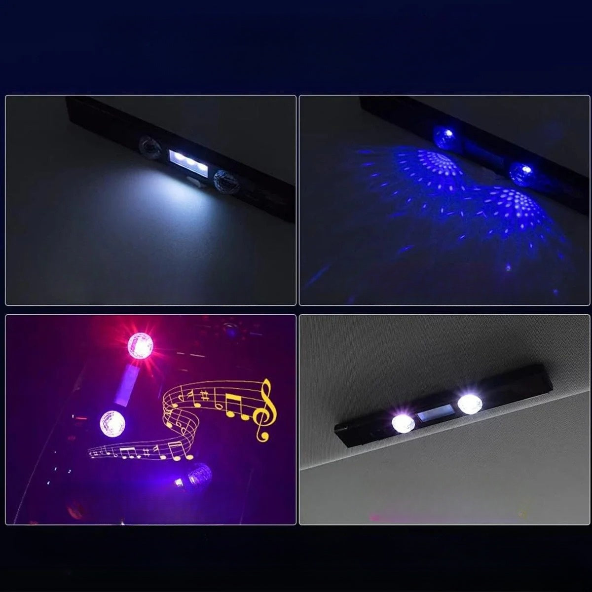 Draadloze RGB-interieurverlichting – kleuren die meebewegen met de muziek