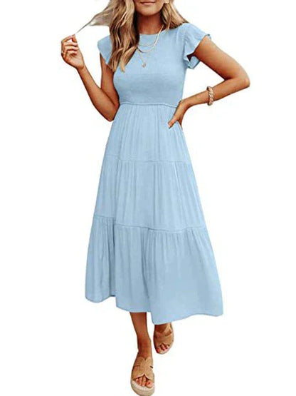Helene - Elegante vintage veters maxi jurk voor vrouwen