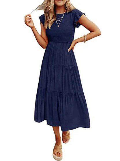 Helene - Elegante vintage veters maxi jurk voor vrouwen