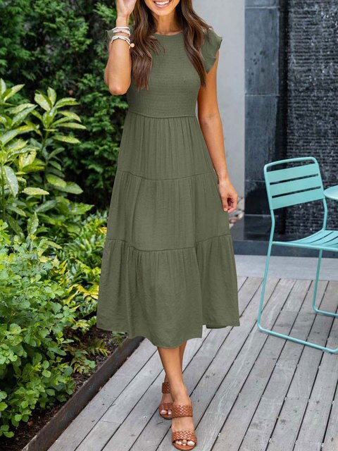 Helene - Elegante vintage veters maxi jurk voor vrouwen