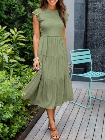 Helene - Elegante vintage veters maxi jurk voor vrouwen