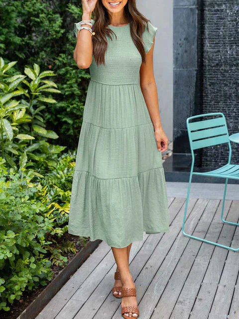 Helene - Elegante vintage veters maxi jurk voor vrouwen