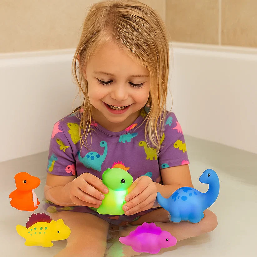 Lichtgevend dinosaurus-waterspeelgoed