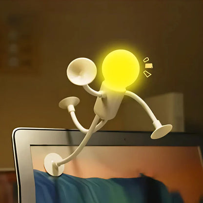 Flexibele nachtlamp in de vorm van een figuurtje