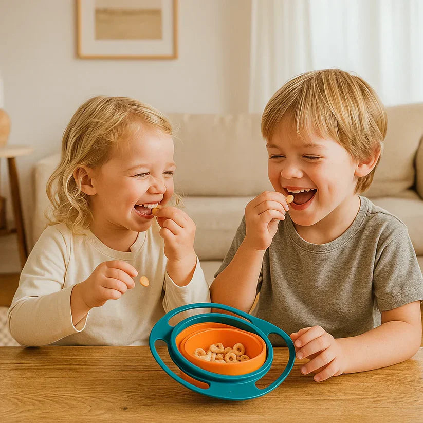 Lekvrije kinderschaal – eten zonder geknoei