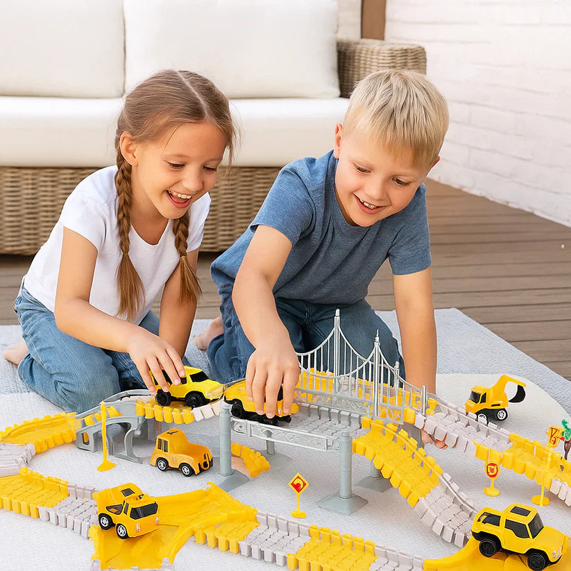 Avontuurlijke racebaan met auto’s