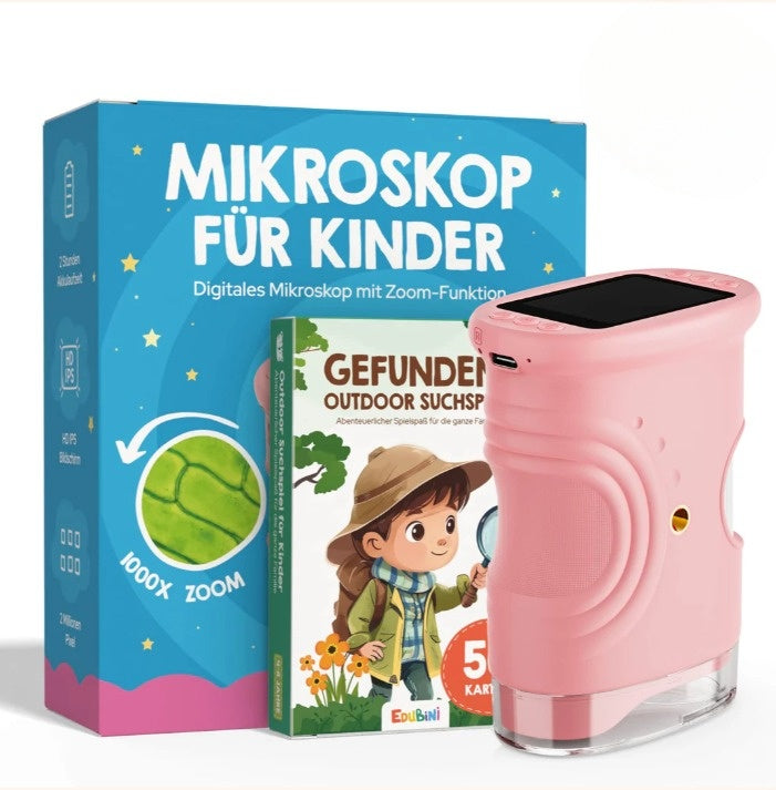 Digitale ontdekkingsmicroscoop voor kinderen
