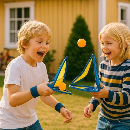 Leuk vangspel met een springend balletje