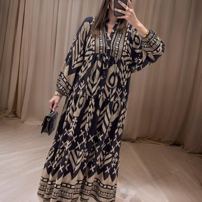 Elisa – Margina jurk met V-hals