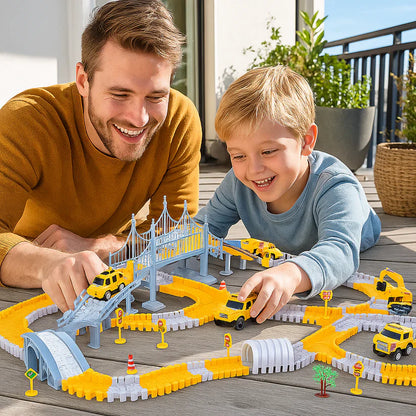 Avontuurlijke racebaan met auto’s