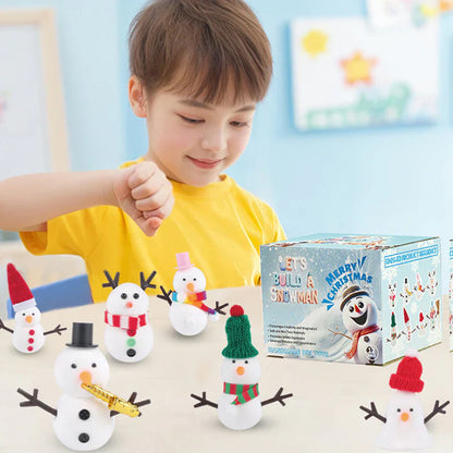 Kerst DIY-knutselset voor kinderen – maak je eigen sneeuwman