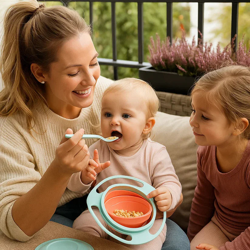 Lekvrije kinderschaal – eten zonder geknoei