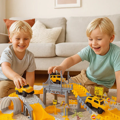 Avontuurlijke racebaan met auto’s