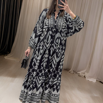 Elisa – Margina jurk met V-hals