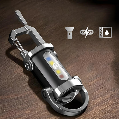 Oplaadbare heldere zaklamp met sleutelhanger
