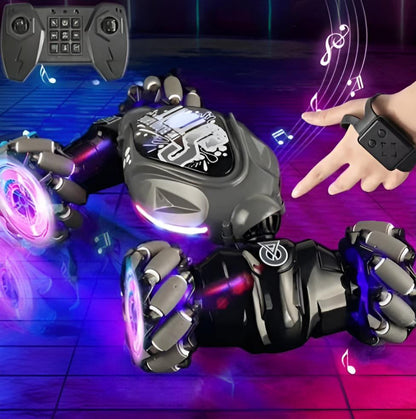 Trucjesauto met handbesturing en dubbelzijdig rijmechanisme