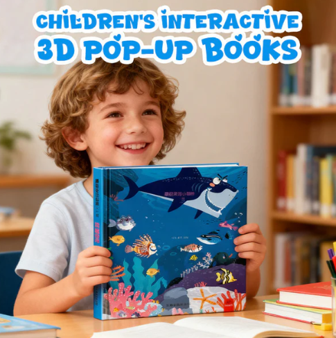 Interactieve 3D-pop-up kinderboeken