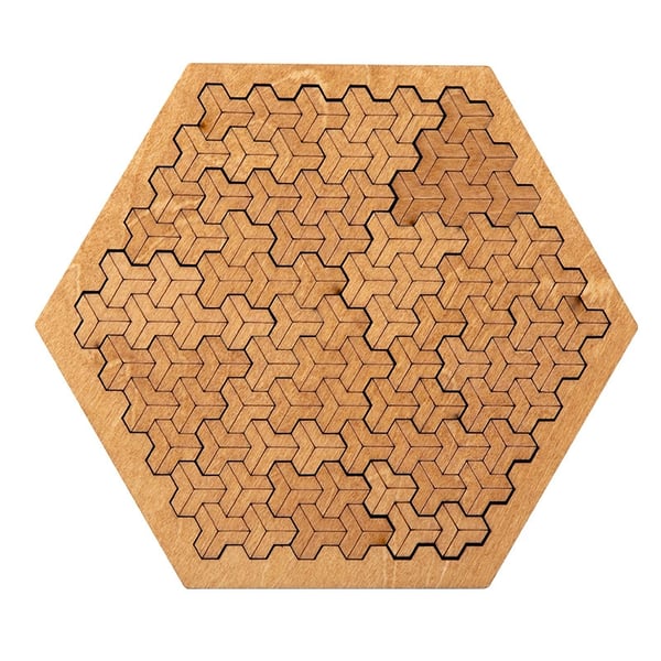 Houten puzzel – 25-delige denkpuzzel