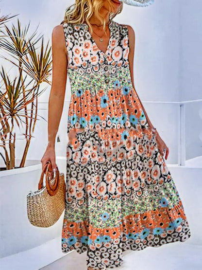 Che's Bloemen Midi Jurk