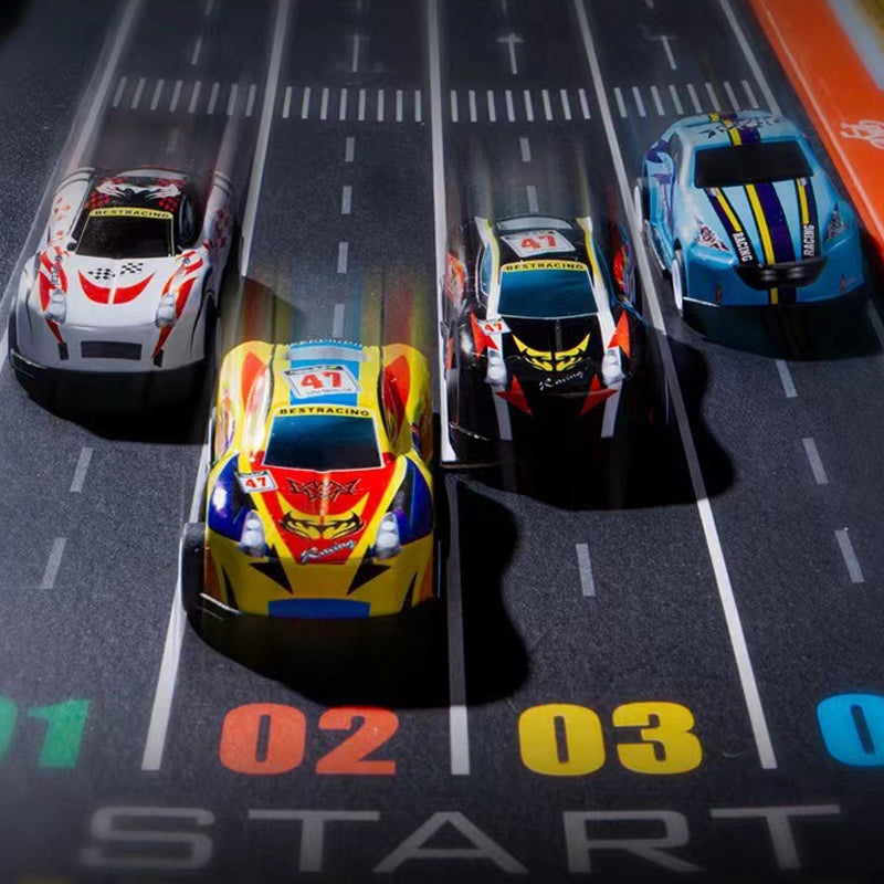 48 mini-autootjes met ingebouwde garage