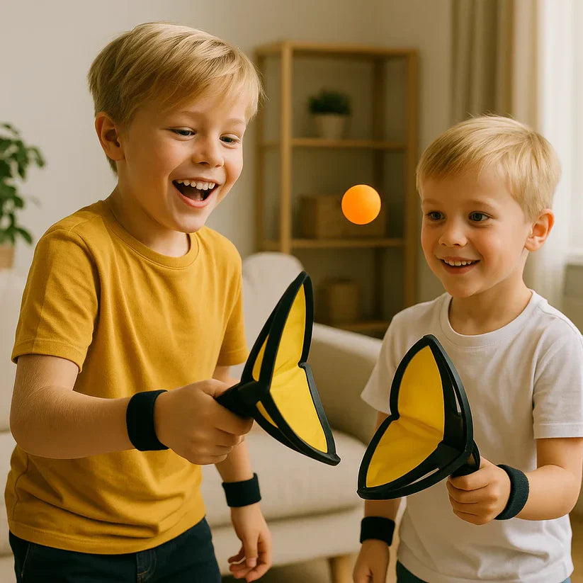 Leuk vangspel met een springend balletje