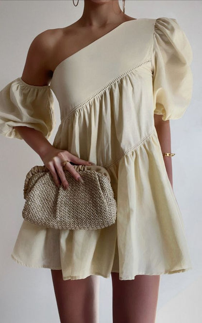 Santorini - Elegante mini jurk